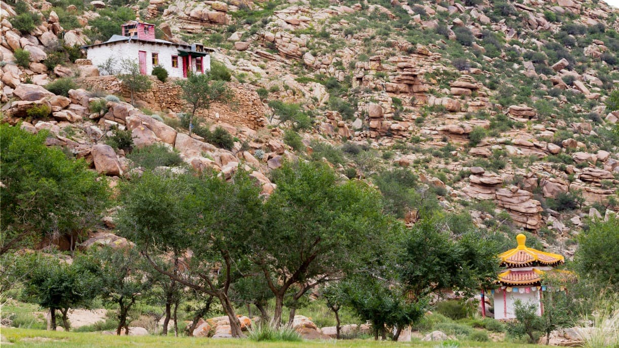 Le monastère de Khambiin Khiid