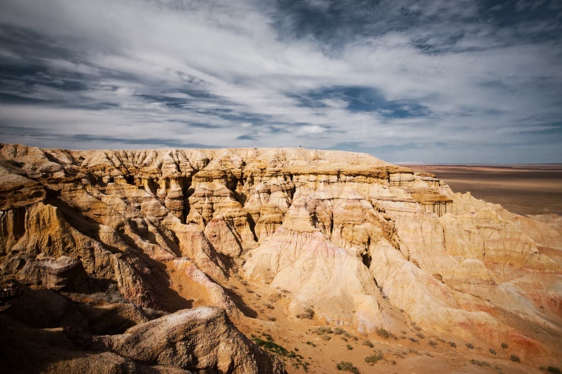 Die Felsformationen von Tsagaan Suvarga